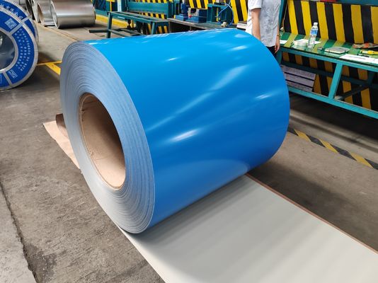 ซื้อ Pre Painted Steel Coil PPGI Coil with 3-8MT Coil Weight 508/610mm Coil ID and 700-1250mm Width online manufacture