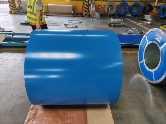 ซื้อ Pre Painted Steel Coil with 5-7μm Back Coating Thickness 30-275g/m2 Zinc Coating and 508/610mm Coil ID for Industrial Equipment online manufacture