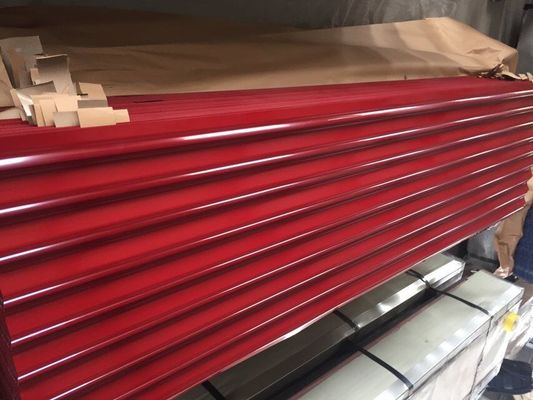 ซื้อ โครงสร้าง 76 มิลลิเมตร Pre- painted ผนังหลังคา corrugated GI ผนัง corrugated กับ Matt ปลาย online manufacture