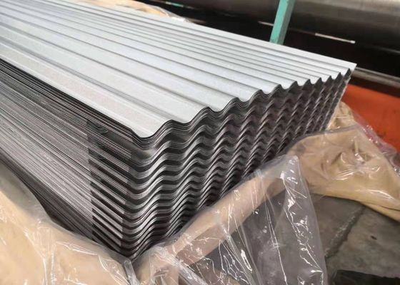 ซื้อ 0.18mm DX53D AZ180 Galvalume ผนังหลังคา corrugated ASTM A792 กับความกว้าง 1000mm ประสิทธิภาพ online manufacture